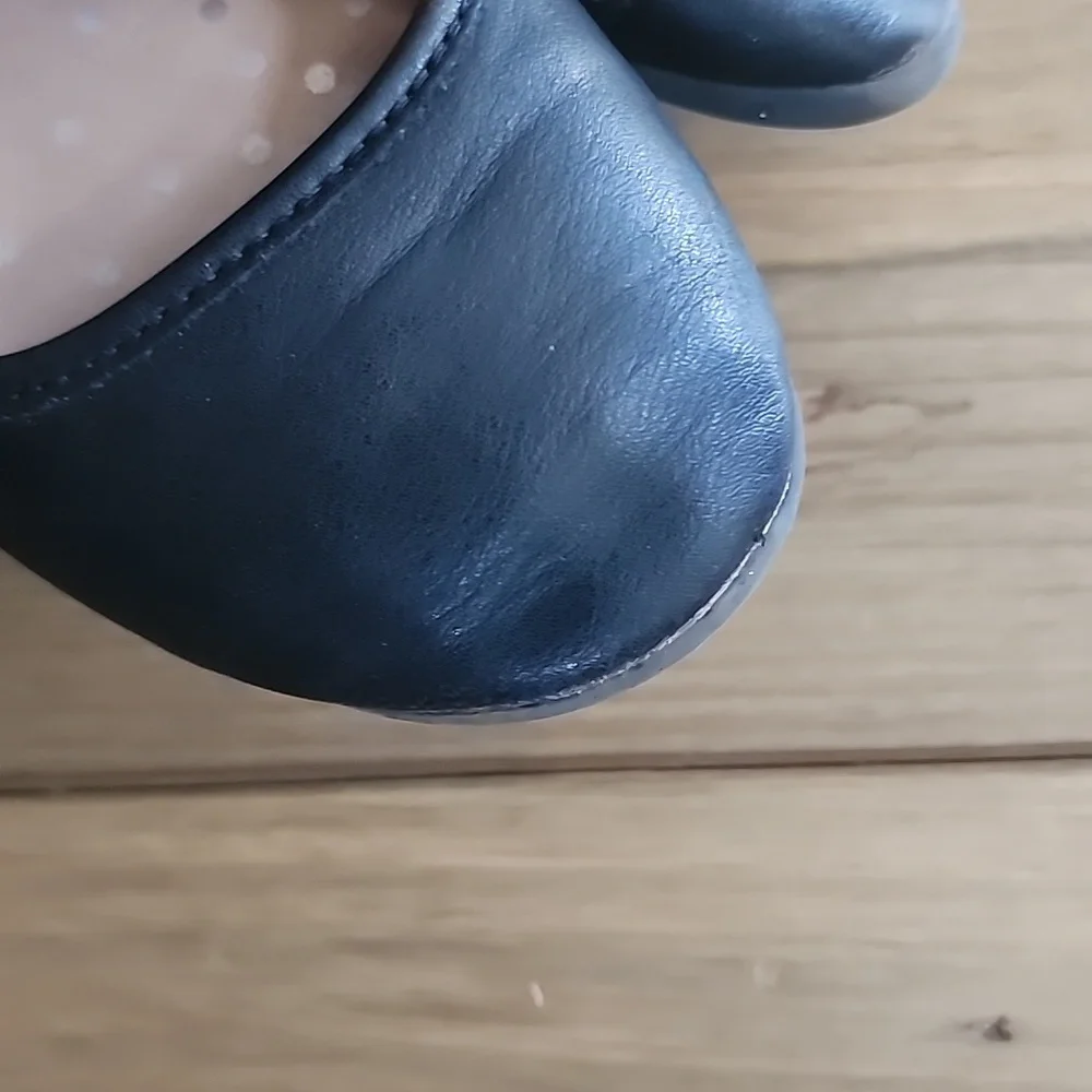 Girls Black Ballet Flats - Size 12